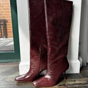 Tall Boots - Maroon
